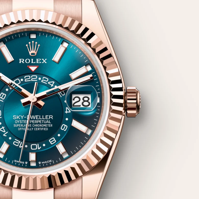 Rolex Sky-Dweller in 18 ct Everose gold, M336935-0001 - Cortina Watch Thailand