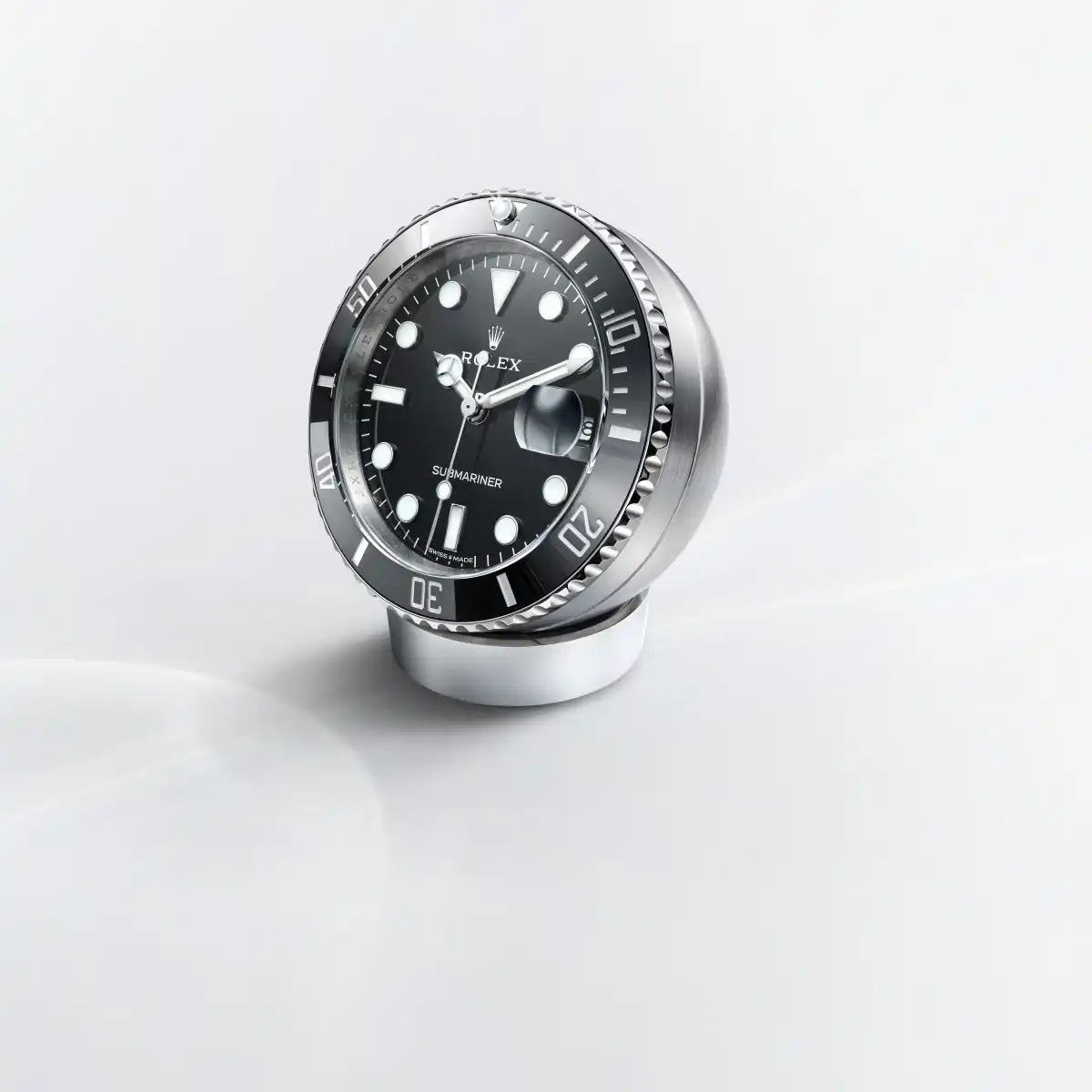Rolex Submariner Date desk clock in Stainless steel, C909010LN-0001 at Cortina Watch Thailand
