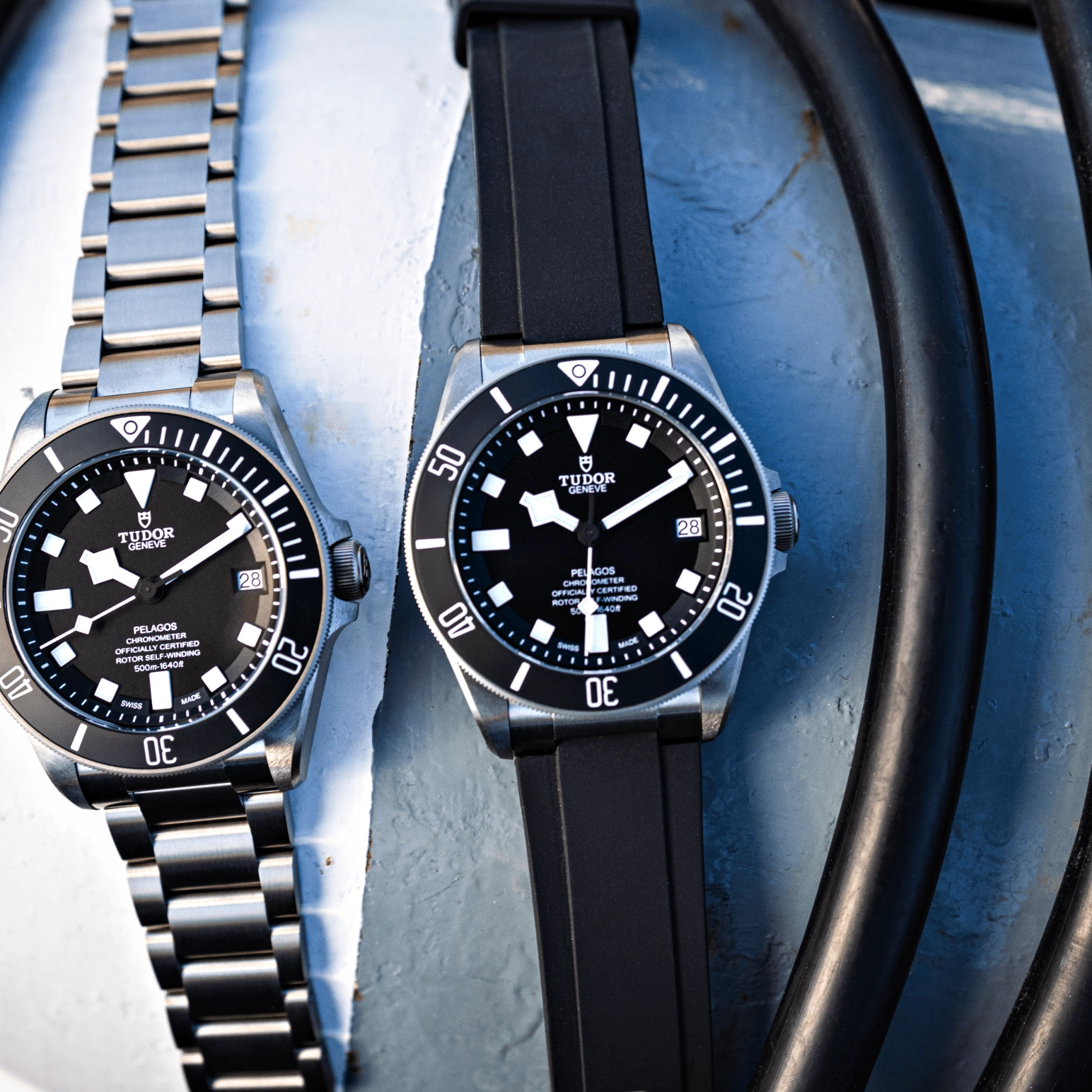TUDORPelagosPelagos42mm titanium and steel case with satin finish - M25600TN-0001 at Cortina Watch Thailand