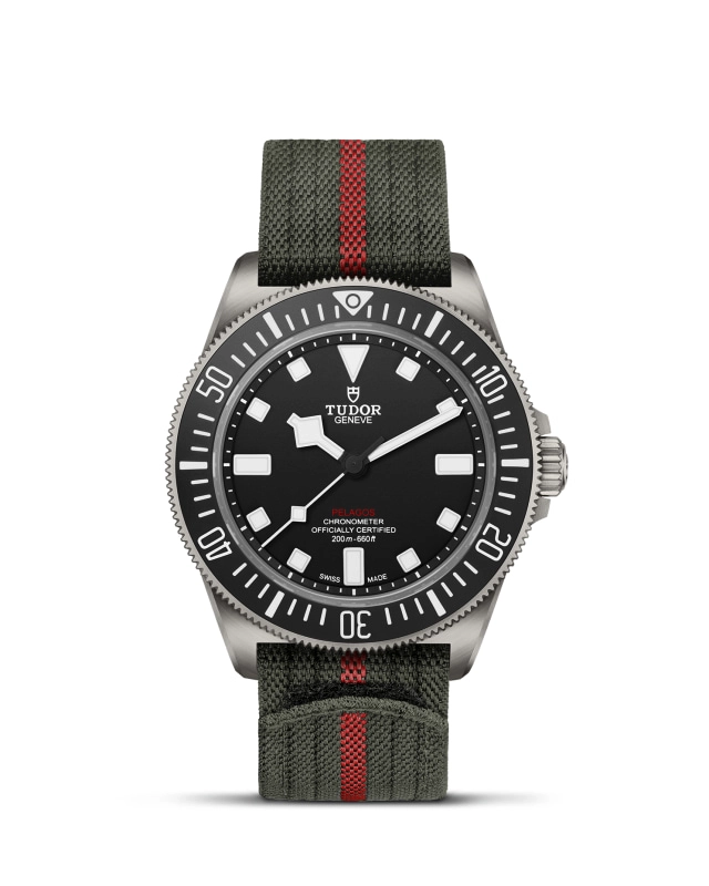 TUDORPelagos FXDPelagos FXDTitanium case, 42mm in diameter, 12.75mm thick, 52mm from lug to lug, satin-brushed finish Fixed bracelet bars Steel case back - M25717N-0001 at Cortina Watch Thailand