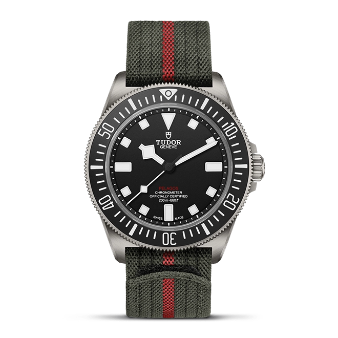TUDORPelagos FXDPelagos FXDTitanium case, 42mm in diameter, 12.75mm thick, 52mm from lug to lug, satin-brushed finish Fixed bracelet bars Steel case back - M25717N-0001 at Cortina Watch Thailand