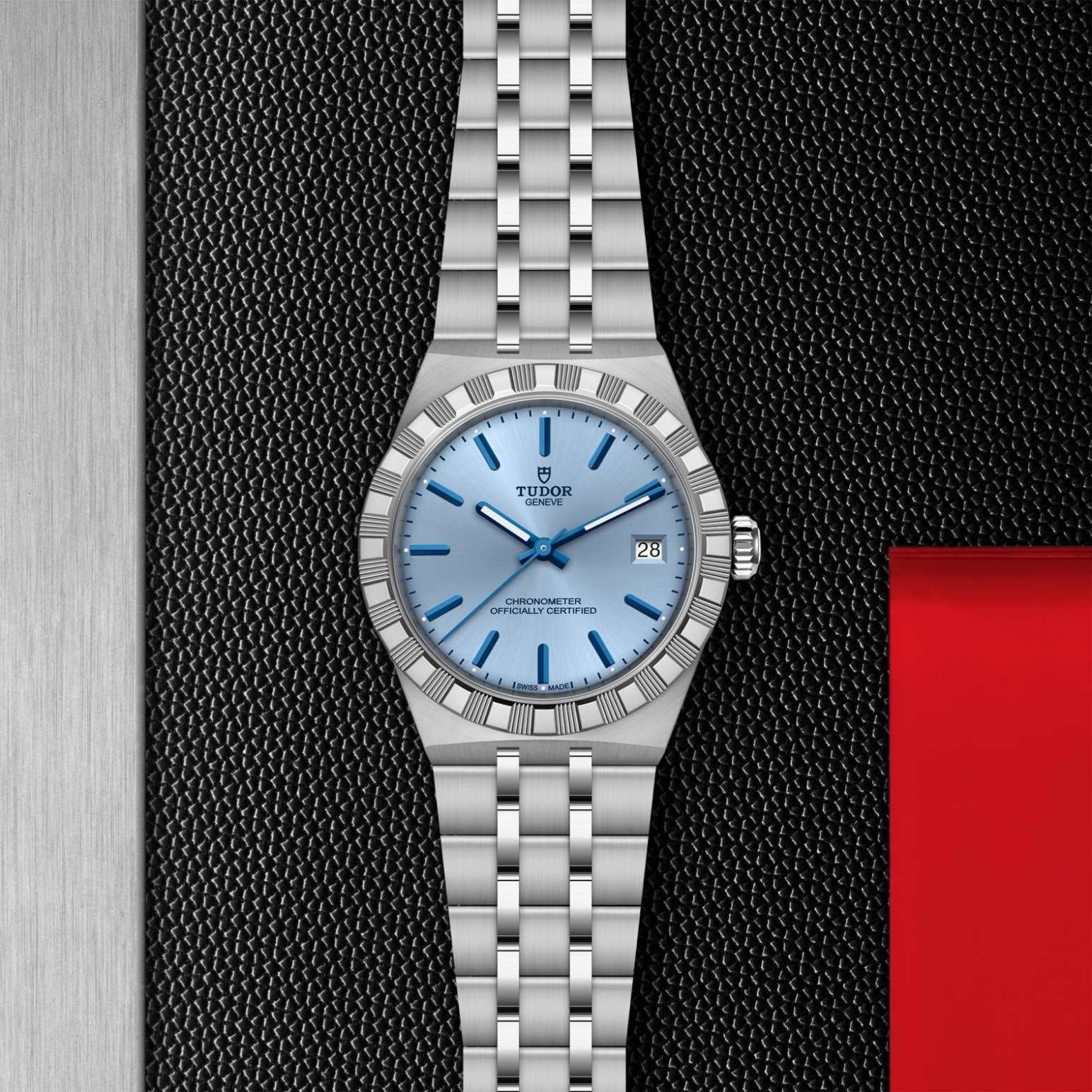 TUDORTUDOR RoyalTUDOR Royal36mm stainless steel case with polished and satin finish - M2836C1A0-0106 at Cortina Watch Thailand