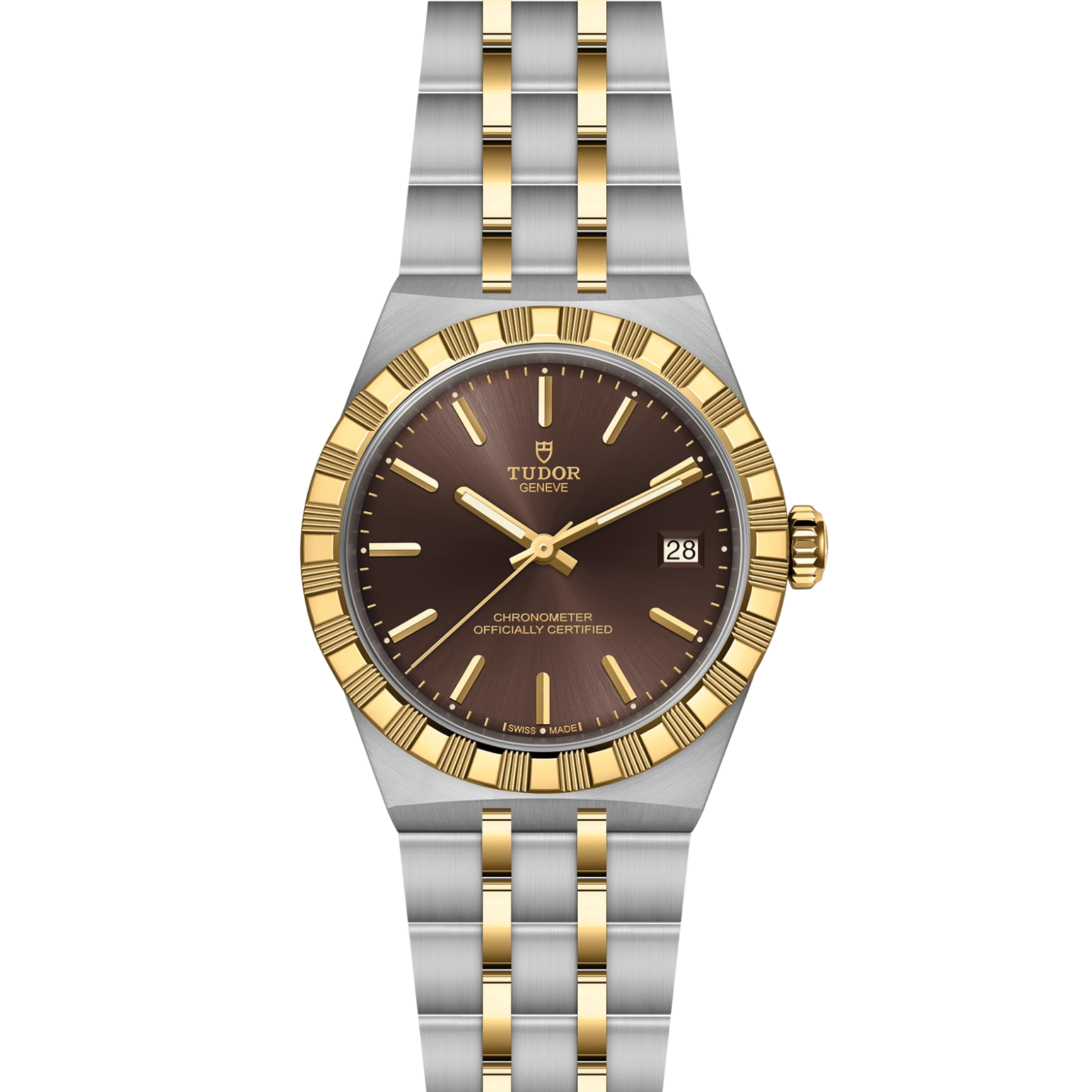 TUDORTUDOR RoyalTUDOR Royal36mm stainless steel and yellow gold case, with polished and satin finish - M2836C1A3-0001 at Cortina Watch Thailand