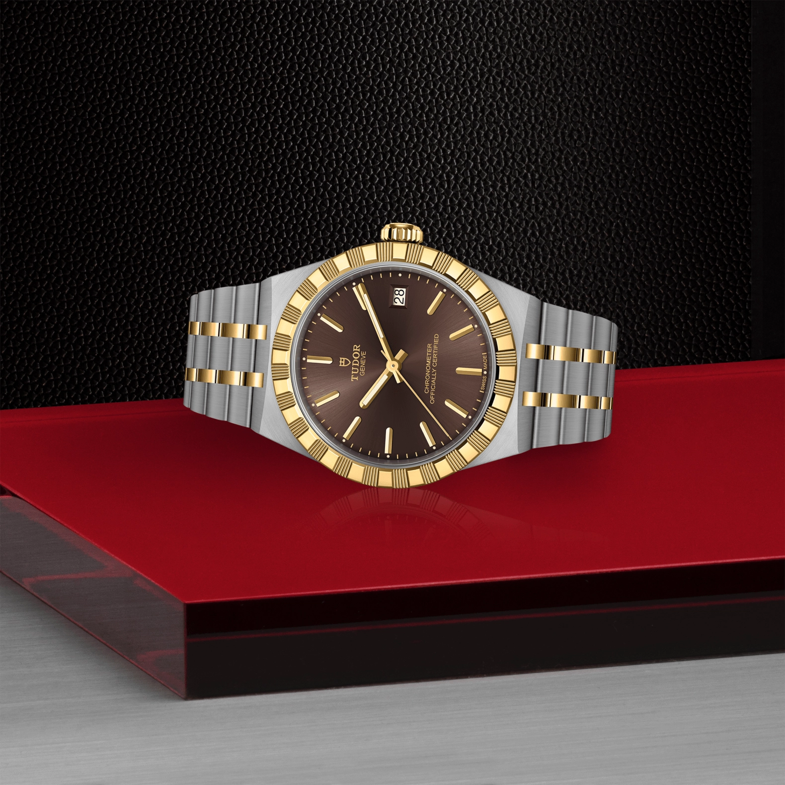 TUDORTUDOR RoyalTUDOR Royal36mm stainless steel and yellow gold case, with polished and satin finish - M2836C1A3-0001 at Cortina Watch Thailand