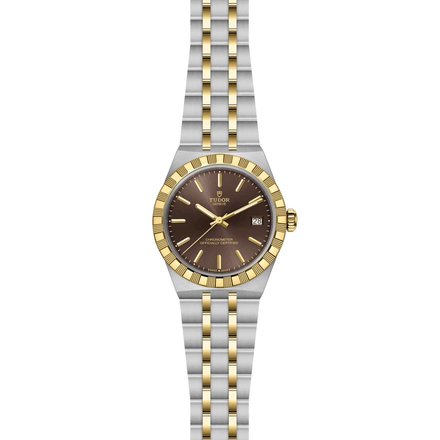 TUDORTUDOR RoyalTUDOR Royal36mm stainless steel and yellow gold case, with polished and satin finish - M2836C1A3-0001 at Cortina Watch Thailand
