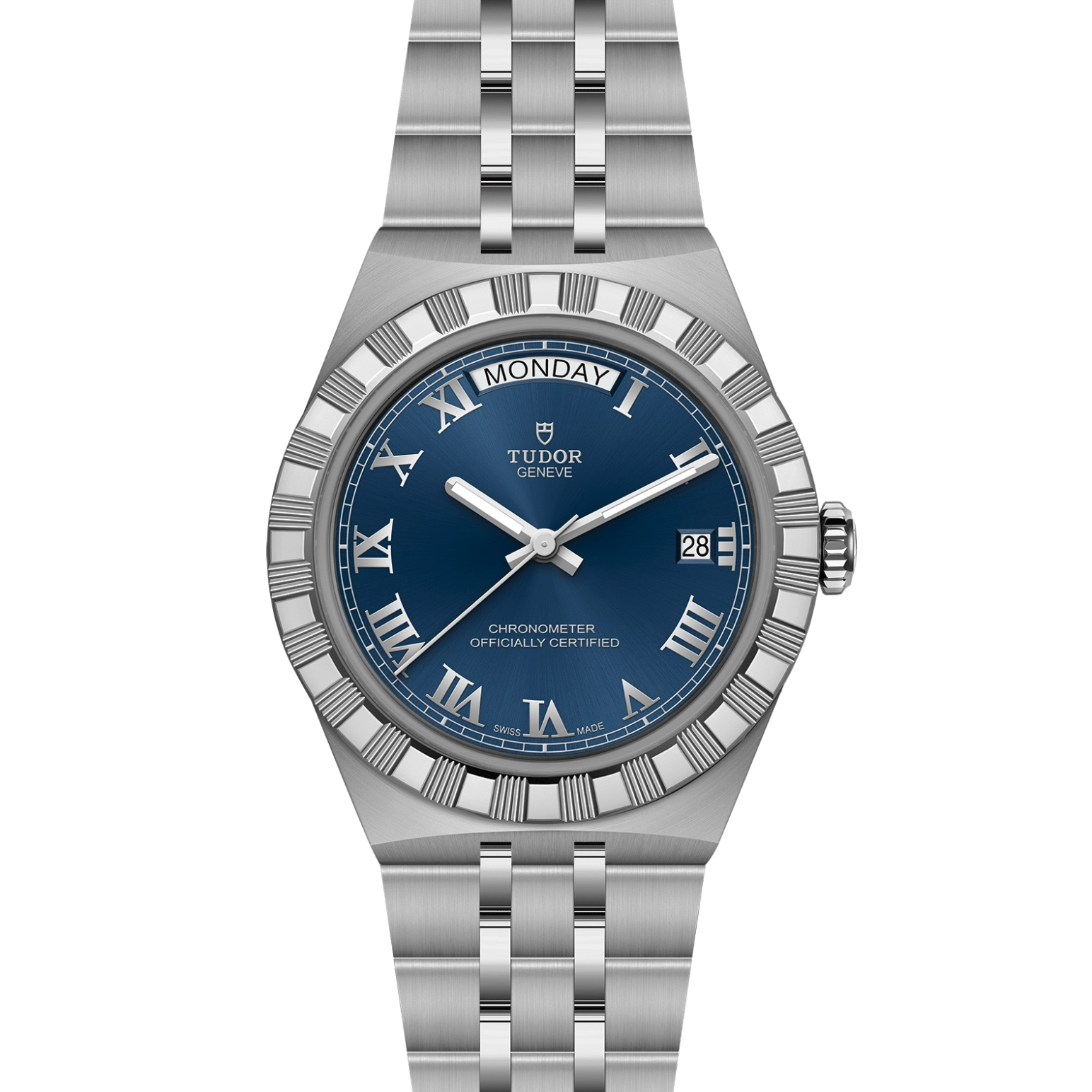 TUDORTUDOR RoyalTUDOR Royal40mm stainless steel case with polished and satin finish - M2840D1A0-0002 at Cortina Watch Thailand