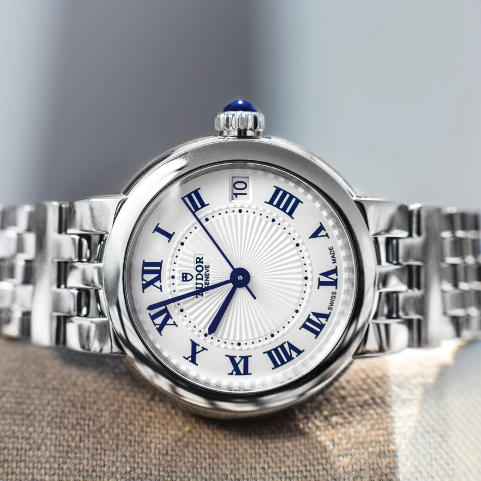 TUDORClair de RoseClair de Rose34mm steel case with polished finish - M35800-0001 at Cortina Watch Thailand