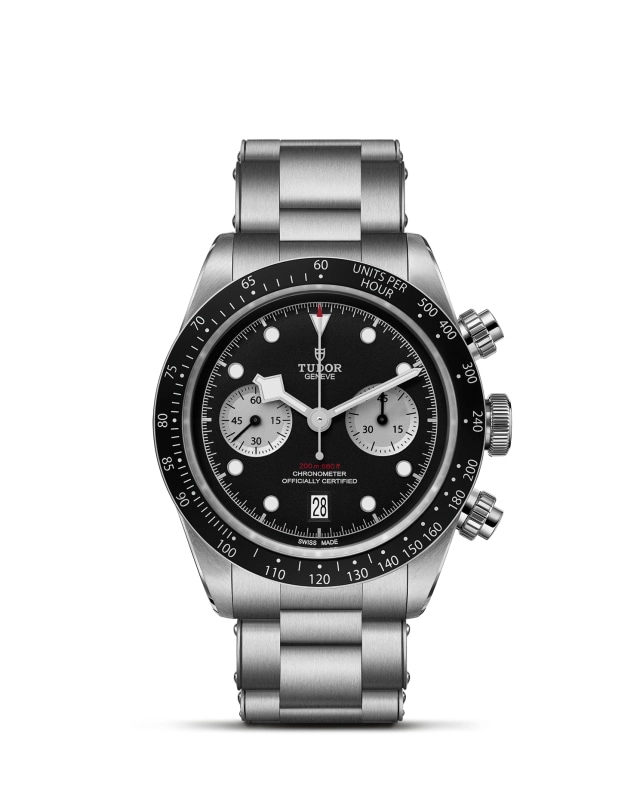TUDORBlack Bay ChronoBlack Bay Chrono41mm stainless steel case with polished and satin-brushed finishes - M79360N-0011 at Cortina Watch Thailand