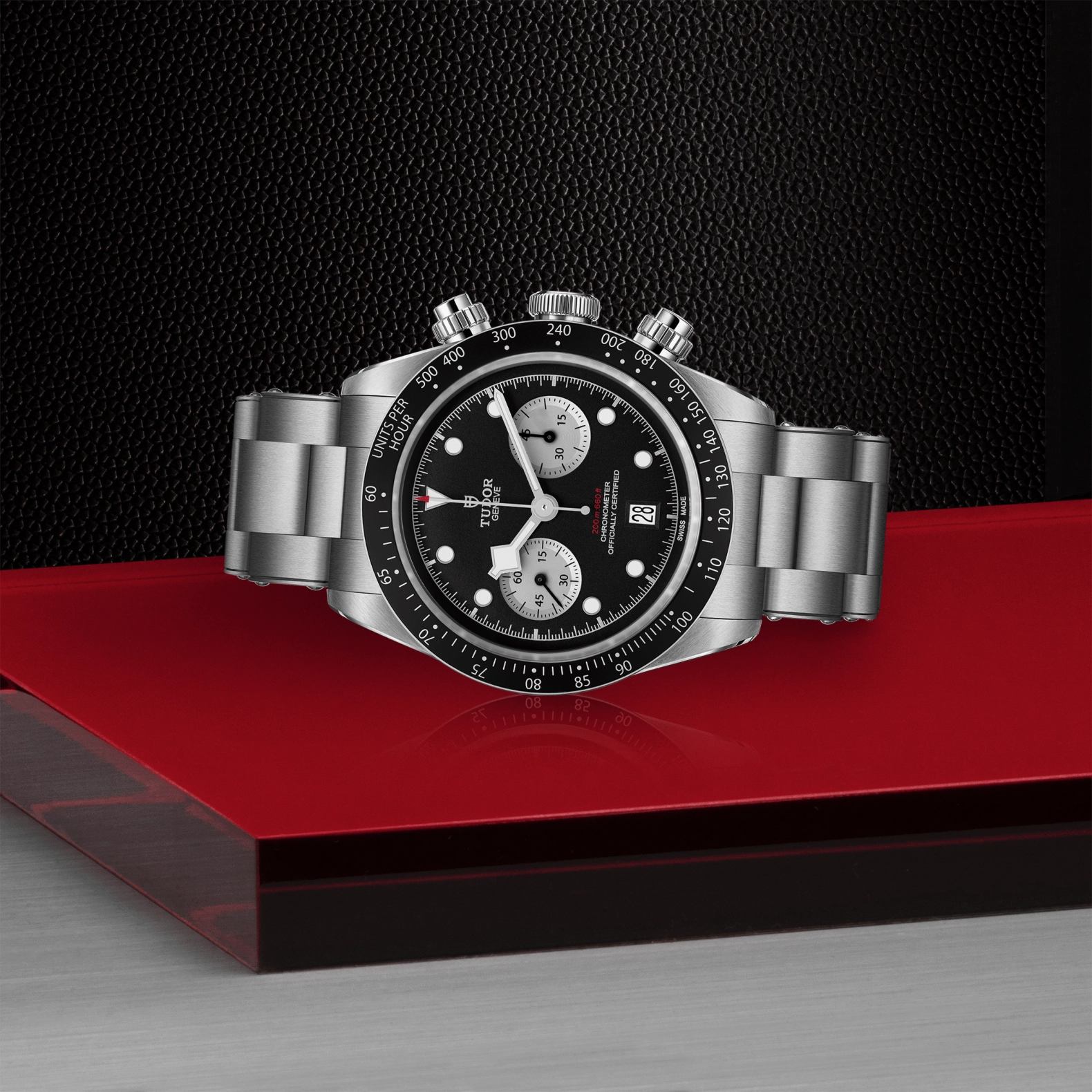 TUDORBlack Bay ChronoBlack Bay Chrono41mm stainless steel case with polished and satin-brushed finishes - M79360N-0011 at Cortina Watch Thailand