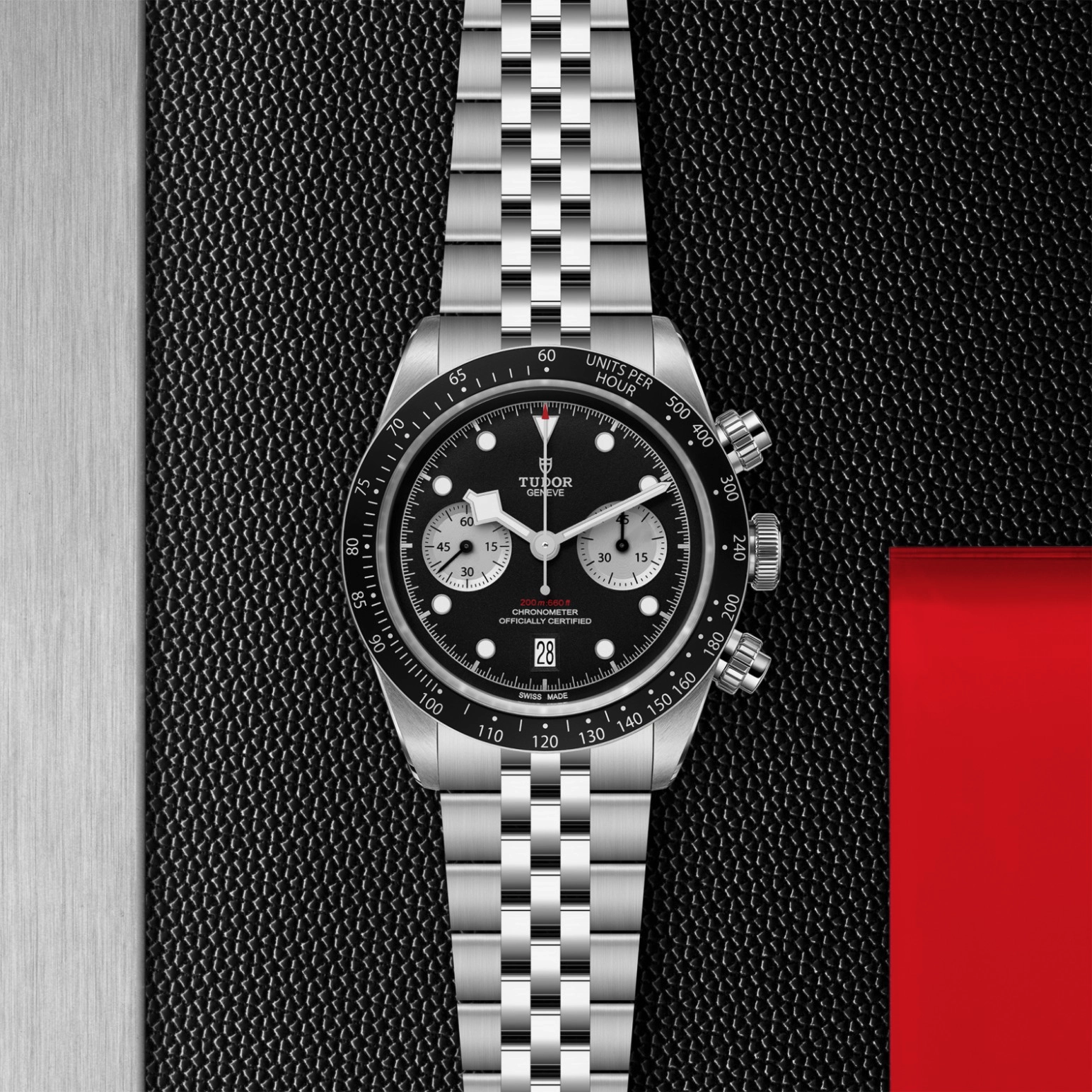 TUDORBlack Bay ChronoBlack Bay Chrono41mm stainless steel case with polished and satin-brushed finishes - M79360N-0013 at Cortina Watch Thailand