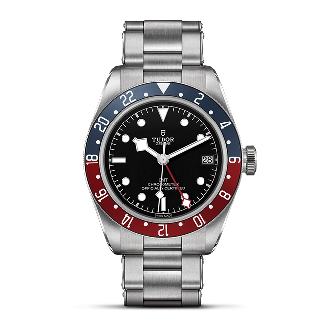 TUDORBlack Bay GMTBlack Bay GMT41mm steel case with polished and satin finish - M79830RB-0001 at Cortina Watch Thailand