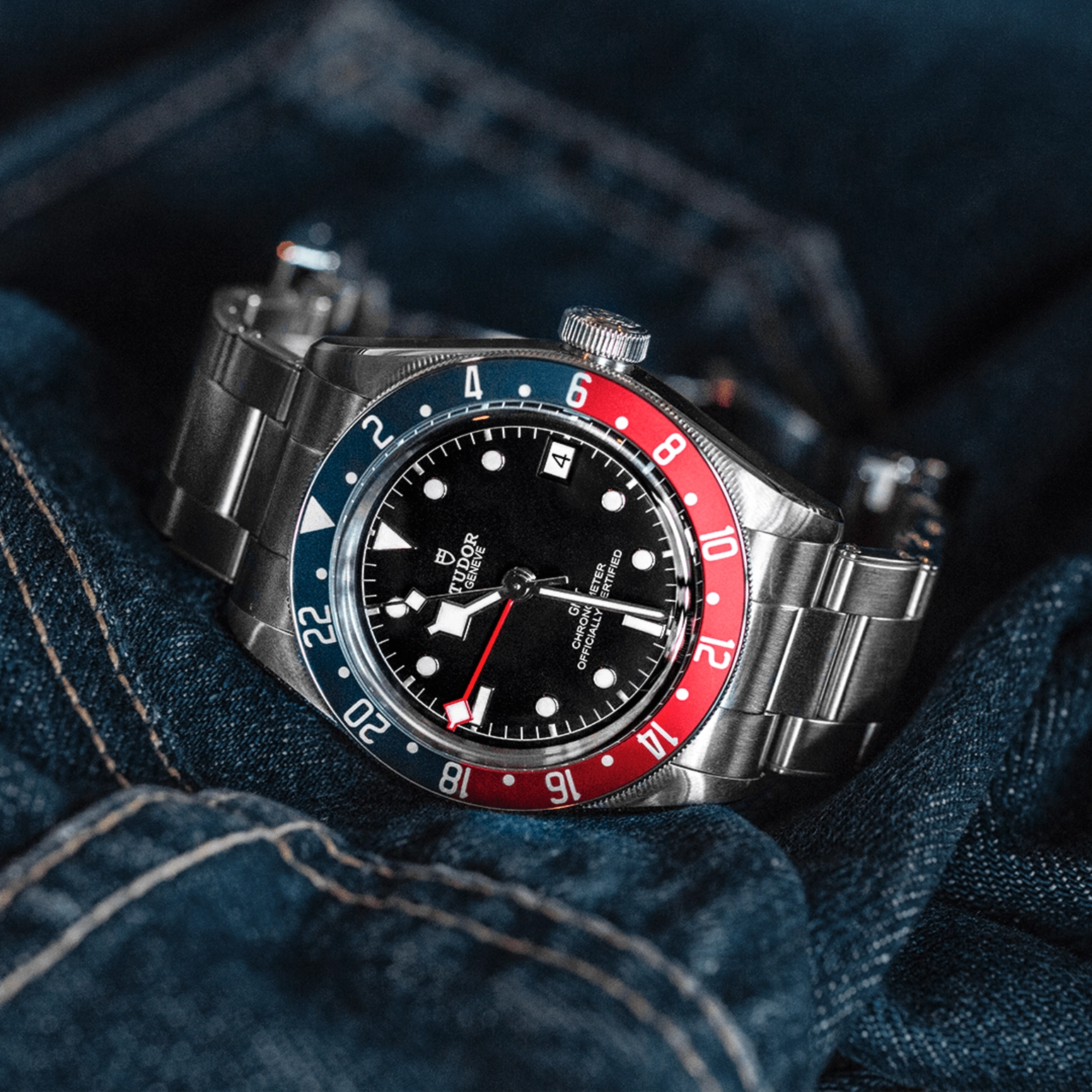 TUDORBlack Bay GMTBlack Bay GMT41mm steel case with polished and satin finish - M79830RB-0001 at Cortina Watch Thailand
