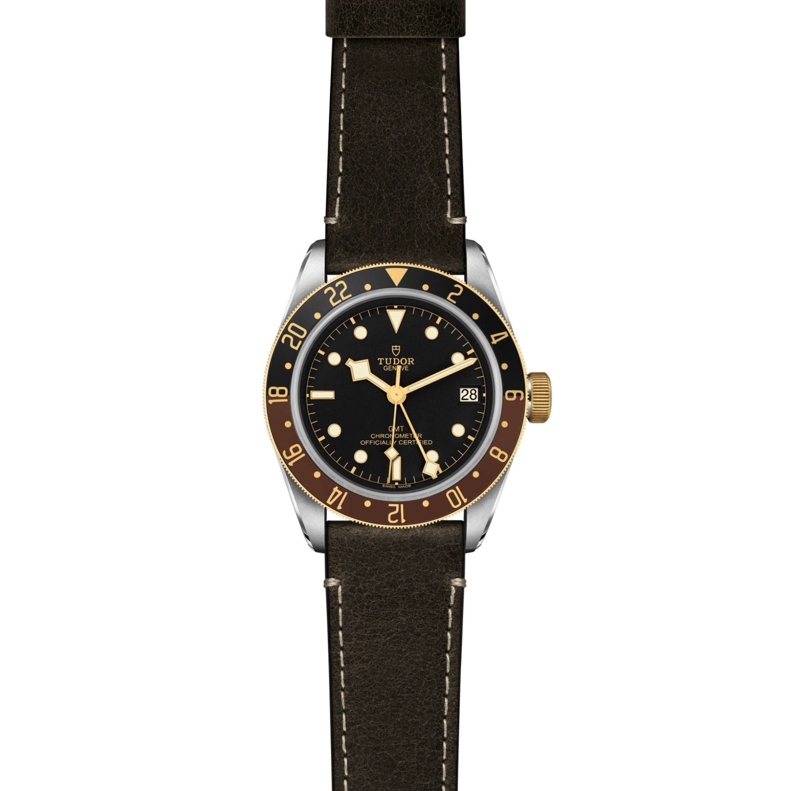 TUDORBlack Bay GMT S&GBlack Bay GMT41mm steel case with polished and satin finish - M79833MN-0003 at Cortina Watch Thailand