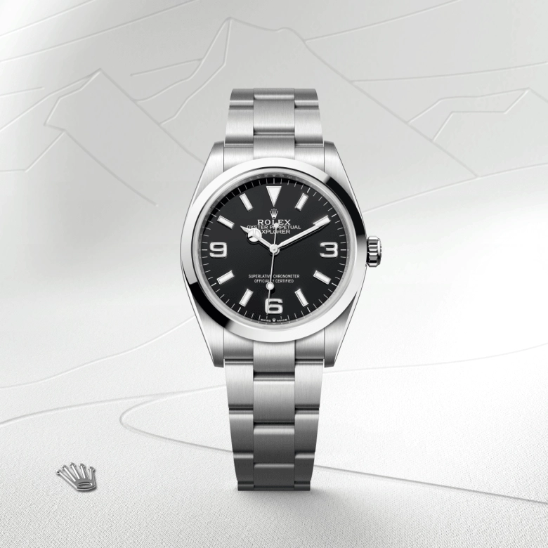 Rolex Explorer in Oystersteel, M124270-0001 - Cortina Watch Thailand