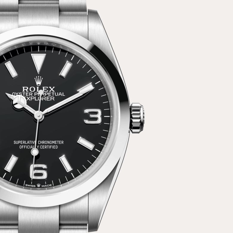 Rolex Explorer in Oystersteel, M124270-0001 - Cortina Watch Thailand