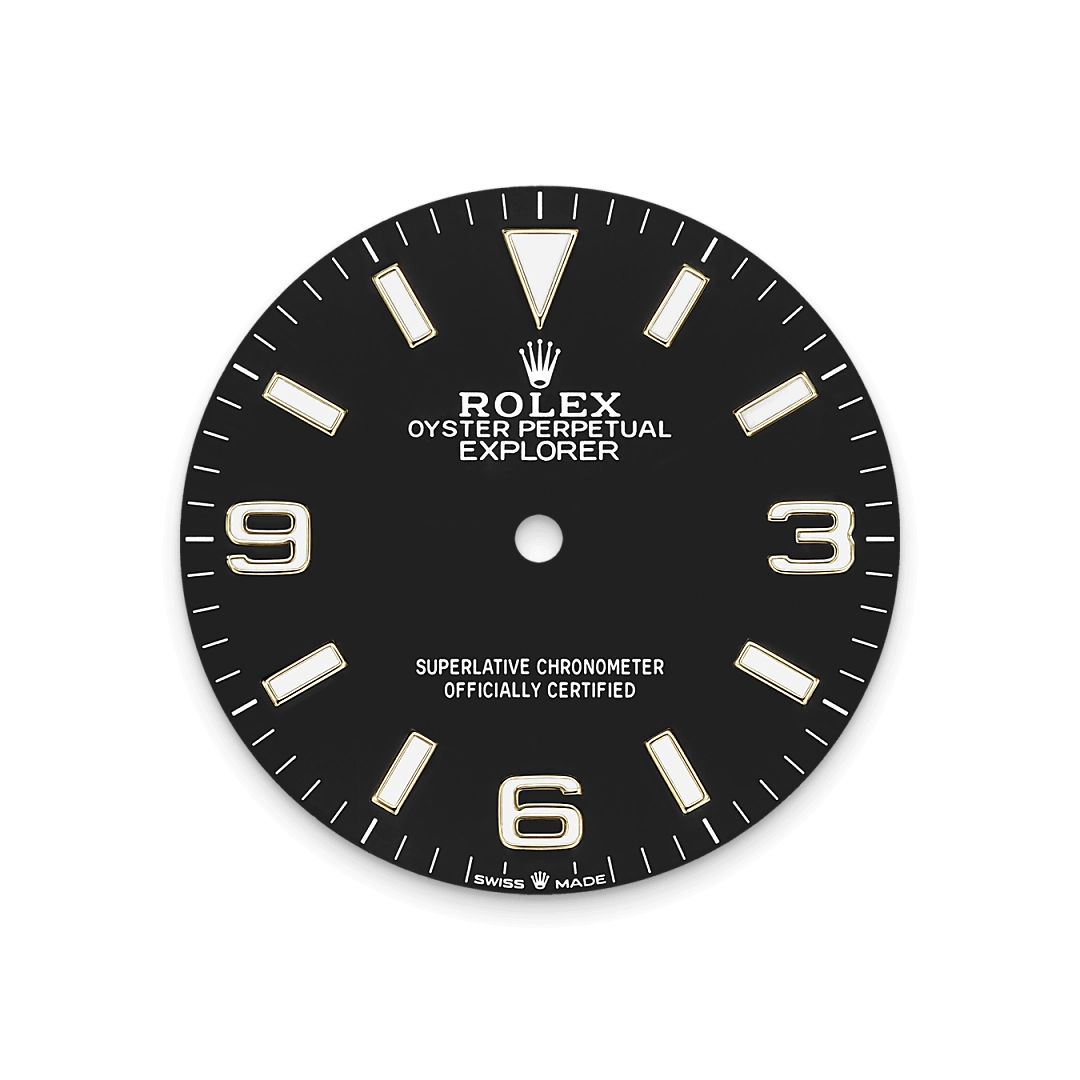 Rolex Explorer in Yellow Rolesor - combination of Oystersteel and yellow gold, M124273-0001 - Cortina Watch Thailand