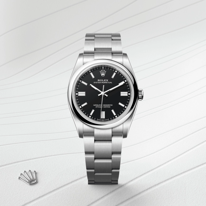 Rolex Oyster Perpetual in Oystersteel, M126000-0014 - Cortina Watch Thailand
