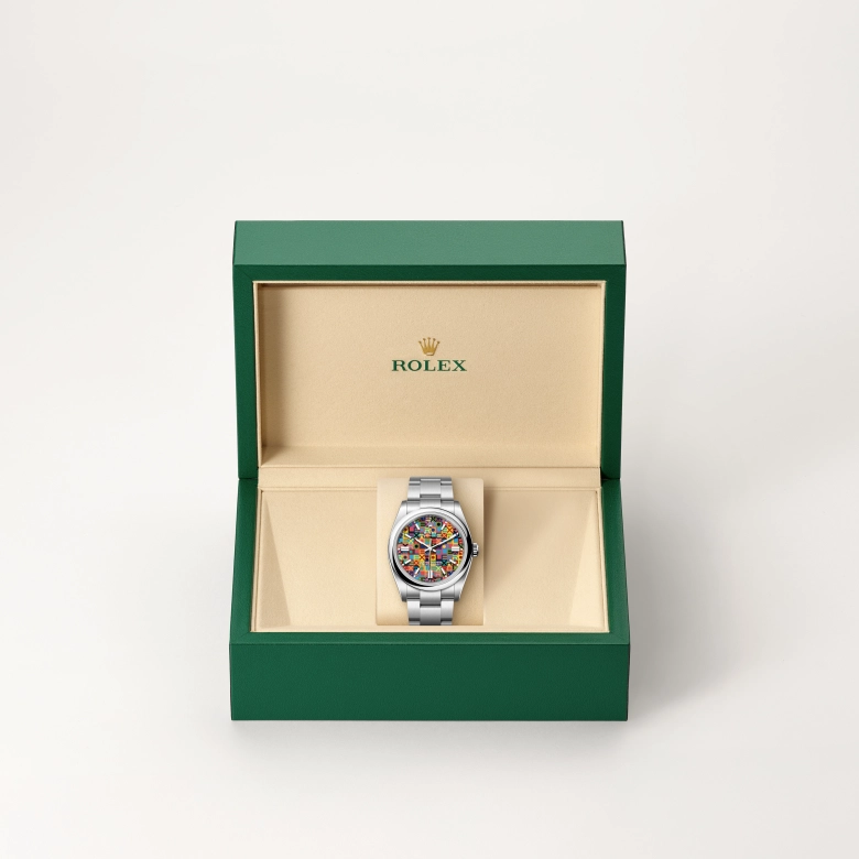 Rolex Oyster Perpetual in Oystersteel, M126000-0016 - Cortina Watch Thailand