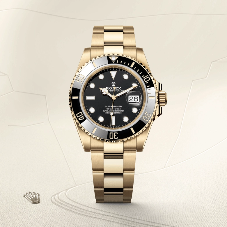 Rolex Submariner in 18 ct yellow gold, M126618LN-0002 - Cortina Watch Thailand