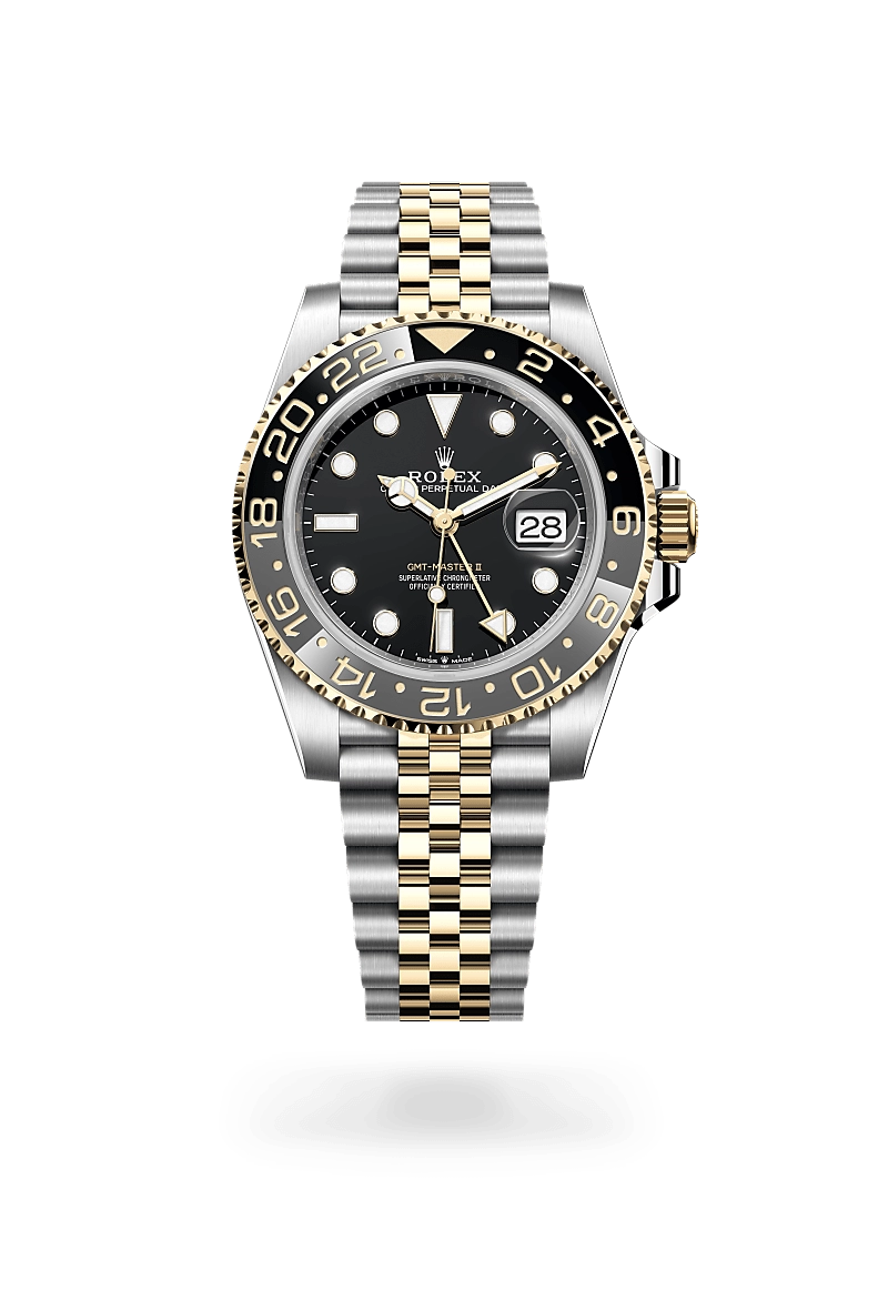 Rolex GMT-Master II in Yellow Rolesor - combination of Oystersteel and yellow gold, M126713GRNR-0001 - Cortina Watch Thailand