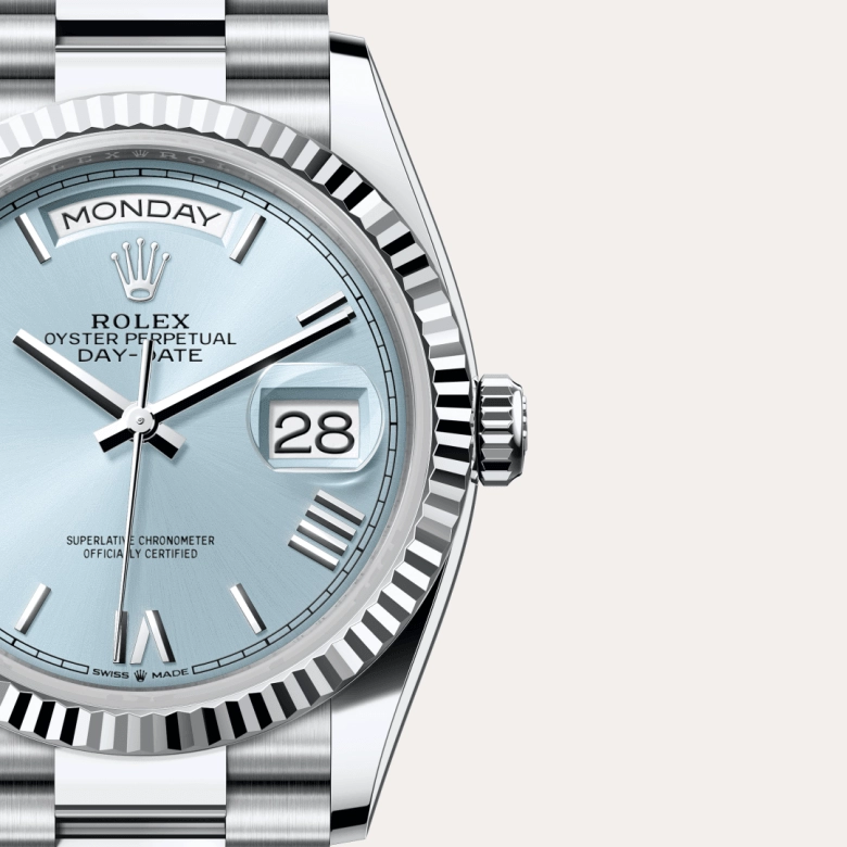 Rolex Day-Date in Platinum, M128236-0018 - Cortina Watch Thailand