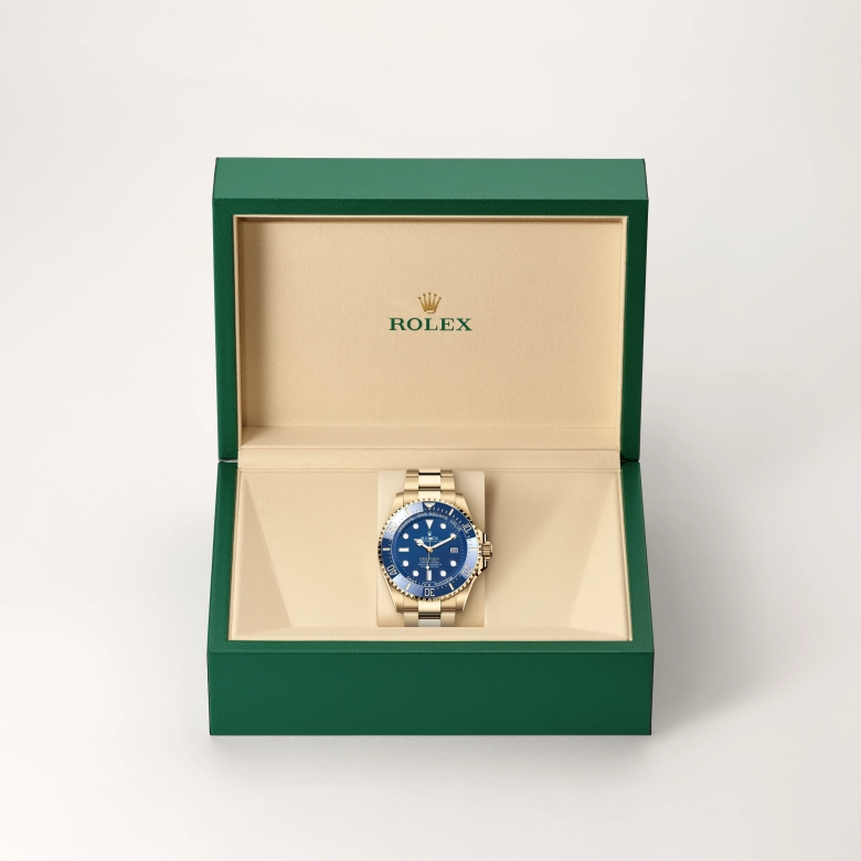 Rolex Deepsea in 18 ct yellow gold, M136668LB-0001 - Cortina Watch Thailand