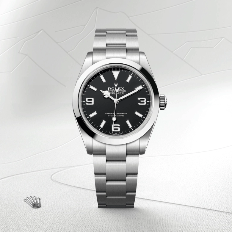 Rolex Explorer in Oystersteel, M224270-0001 - Cortina Watch Thailand