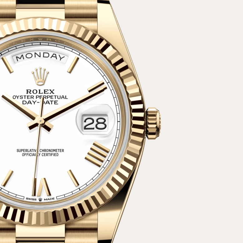 Rolex Day-Date in 18 ct yellow gold, M228238-0042 - Cortina Watch Thailand