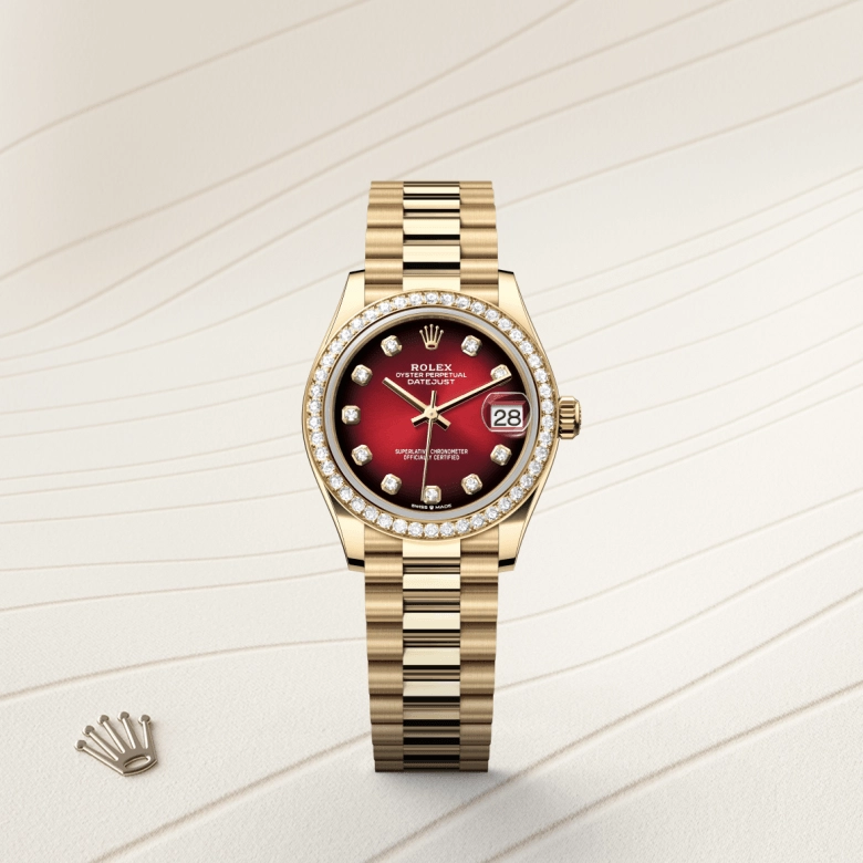 Rolex Datejust in 18 ct yellow gold, M278288RBR-0041 - Cortina Watch Thailand