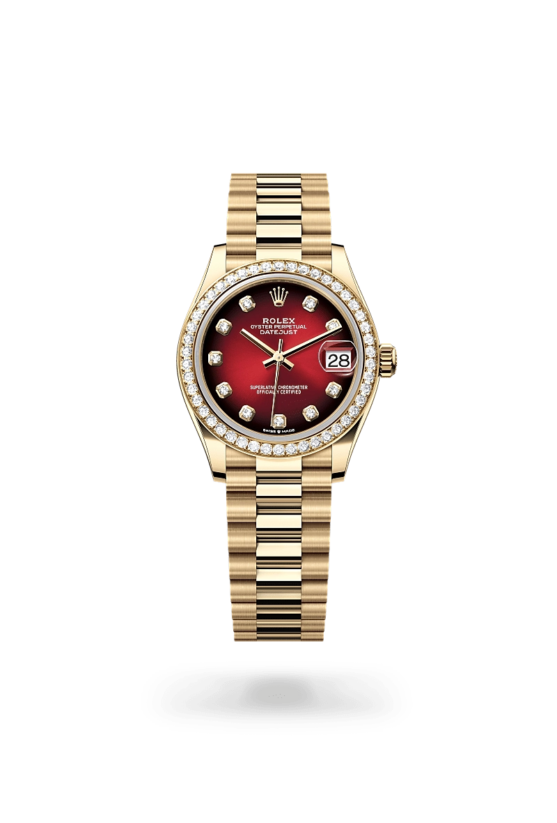 Rolex Datejust in 18 ct yellow gold, M278288RBR-0041 - Cortina Watch Thailand