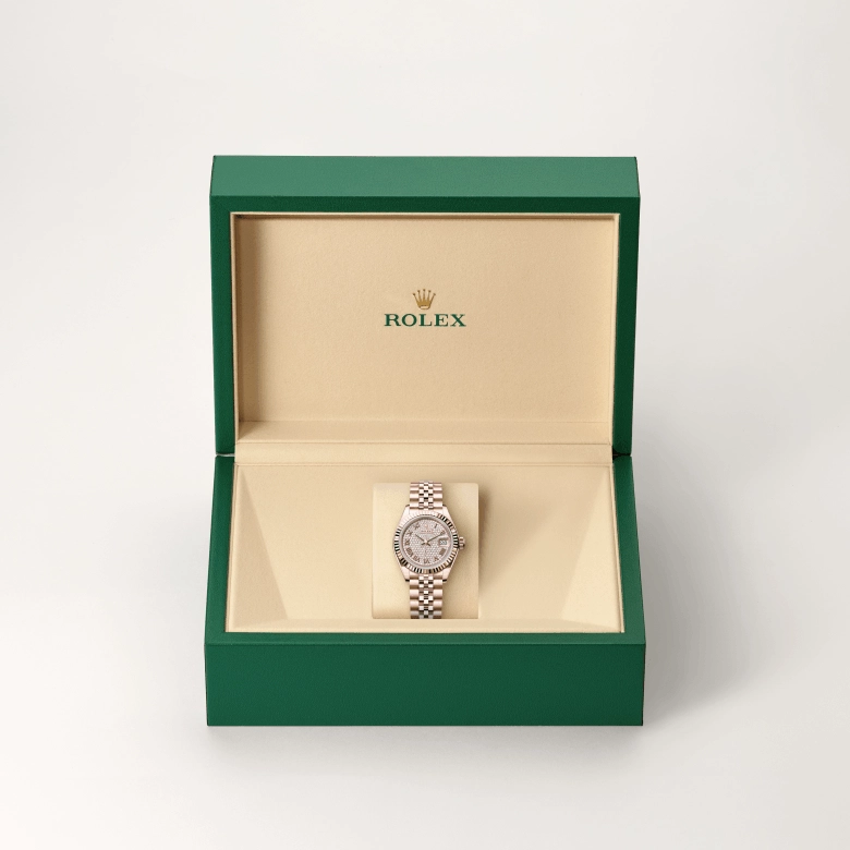 Rolex Lady-Datejust in 18 ct Everose gold, M279175-0024 - Cortina Watch Thailand