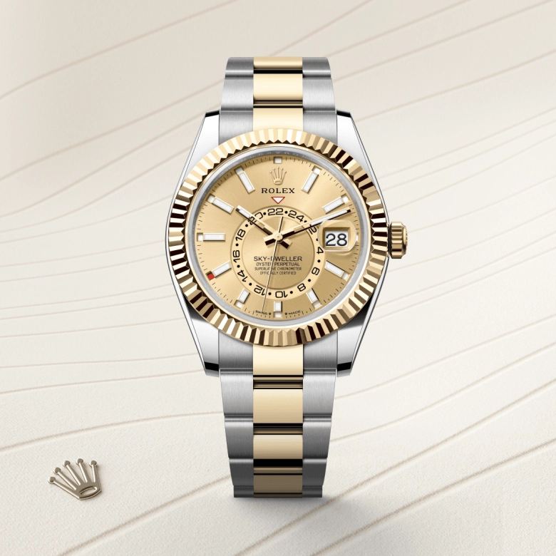 Rolex Sky-Dweller in Yellow Rolesor - combination of Oystersteel and yellow gold, M336933-0001 - Cortina Watch Thailand