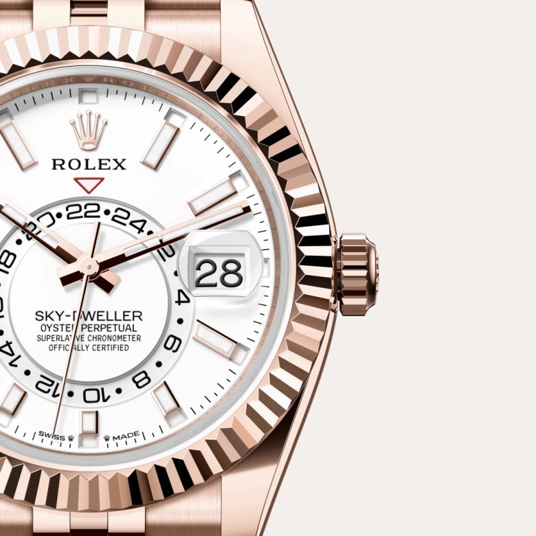 Rolex Sky-Dweller in 18 ct Everose gold, M336935-0007 - Cortina Watch Thailand