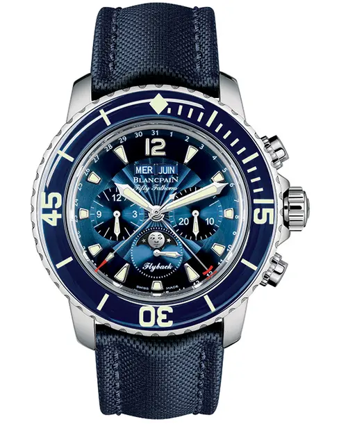 Fifty Fathoms Chronographe Flyback Quantième Complet - Cortina Watch Taiwan