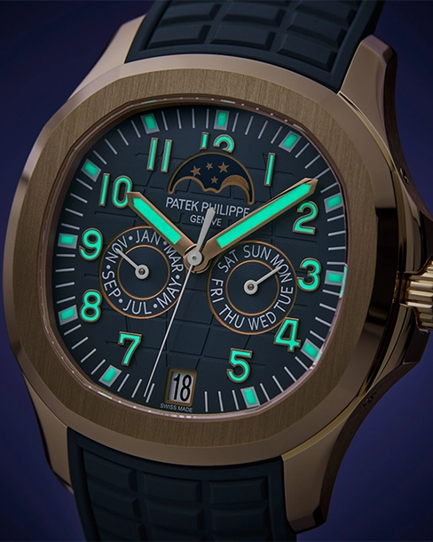 AQUANAUT LUCE ANNUAL CALENDAR - Cortina Watch Taiwan