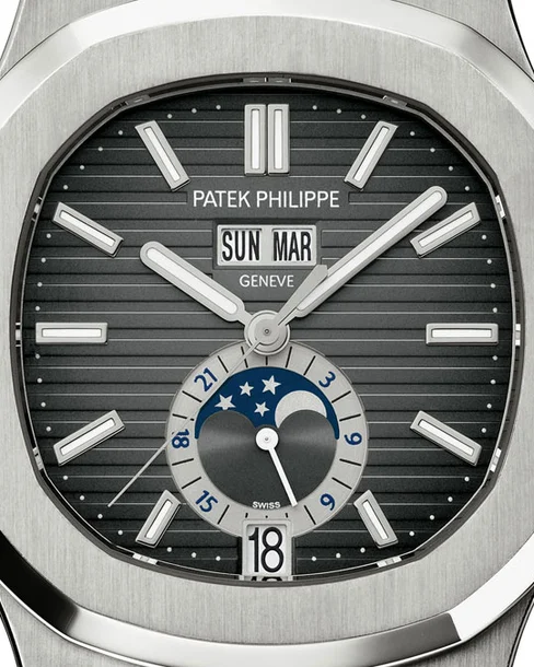 Annual Calendar, Moon Phases - Cortina Watch Taiwan