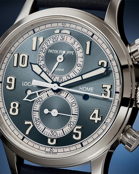 CALATRAVA PILOT TRAVEL TIME CHRONOGRAPH - Cortina Watch Taiwan