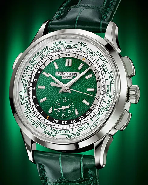 World Time flyback chronograph - Cortina Watch Taiwan