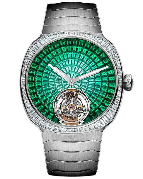 Streamliner Tourbillon Emeralds - Cortina Watch Taiwan