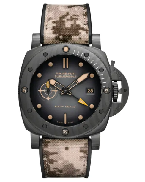 Submersible QuarantaQuattro GMT Navy SEALs Carbotech™- 44mm - Cortina Watch Taiwan