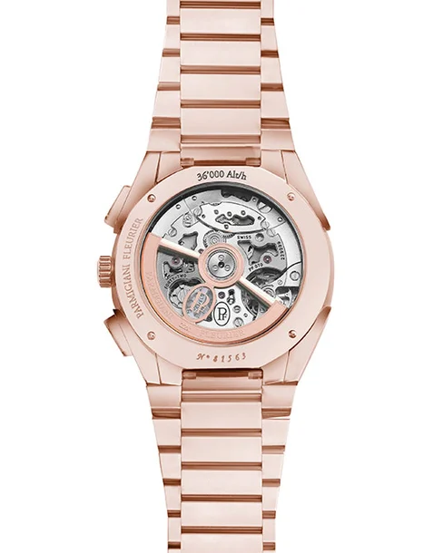 Tonda PF Chronograph Rose Gold Milano Blue - Cortina Watch Taiwan