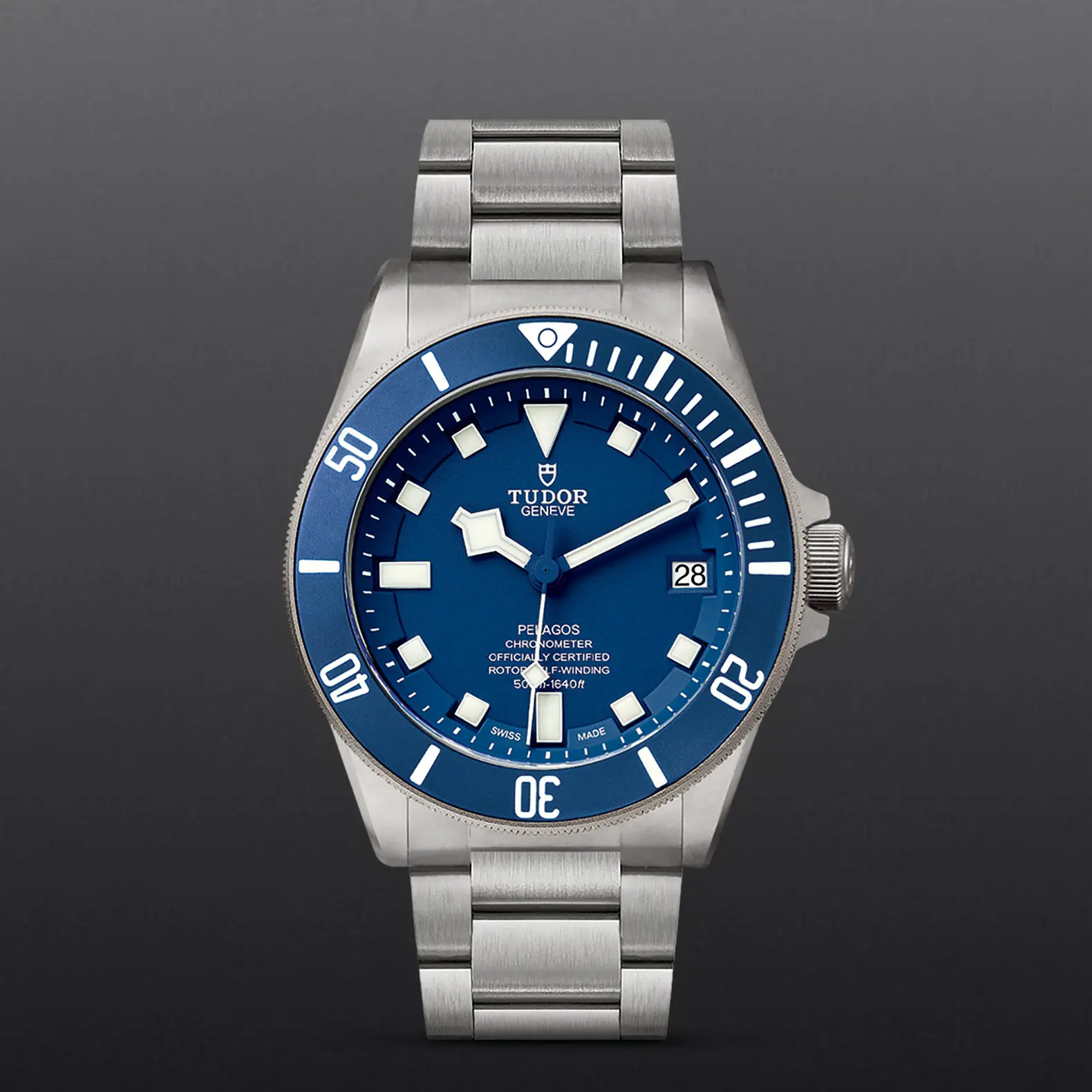TUDORPelagosPelagos42mm titanium and steel case with satin finish - M25600TB-0001 at Cortina Watch Singapore