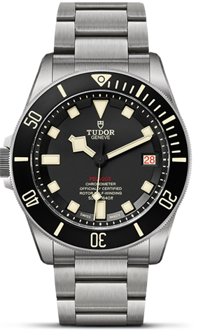 TUDOR领潜型LHD领潜型磨砂钛金属及钢表壳，直径42毫米 
 钢底盖，镌刻编号 - M25610TNL-0001 at Cortina Watch Singapore