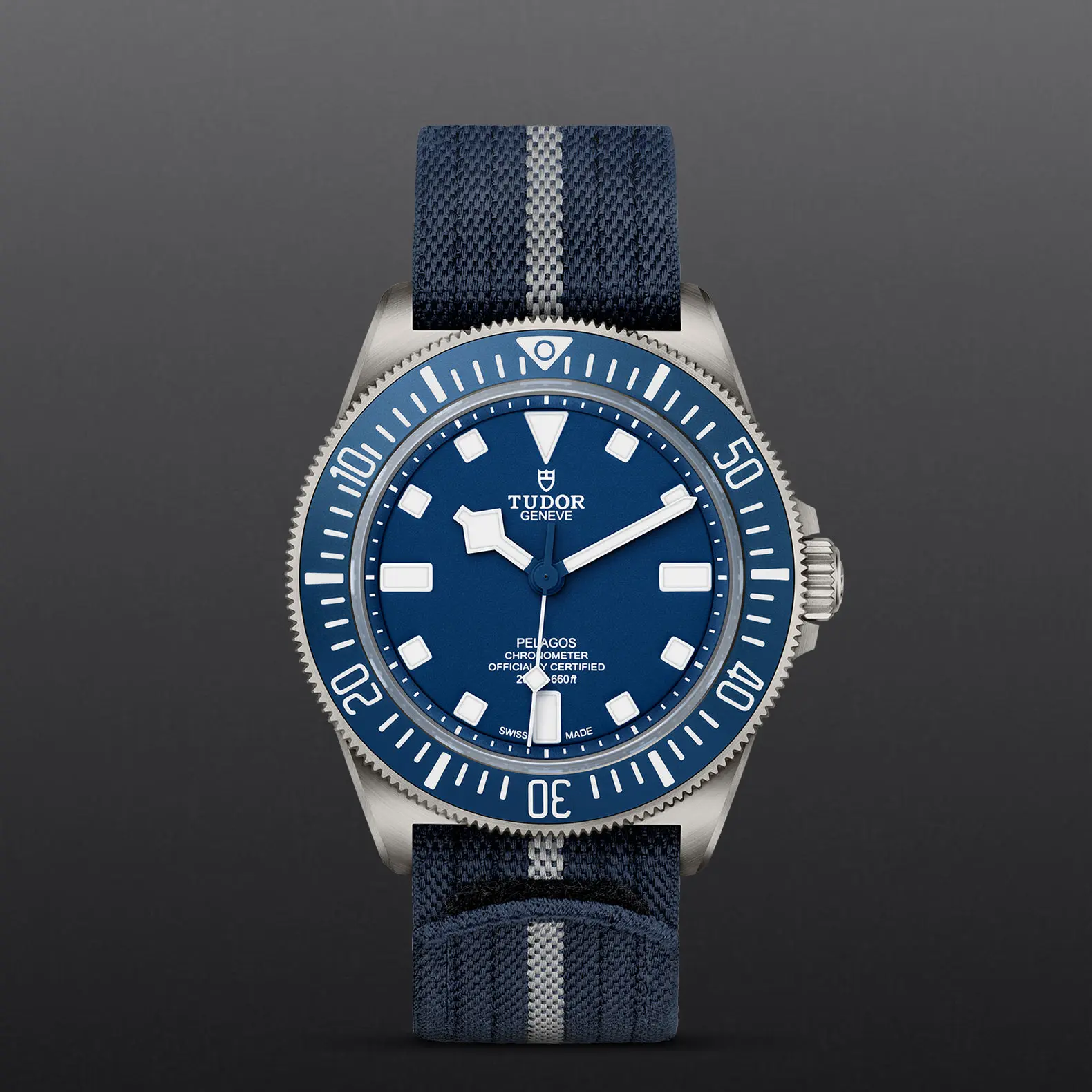 TUDORPelagos FXDPelagos FXDTitanium case, 42mm in diameter, 12.75mm thick, 52mm from lug to lug, satin-brushed finish Fixed bracelet bars Steel case back - M25707B/24-0001 at Cortina Watch Singapore