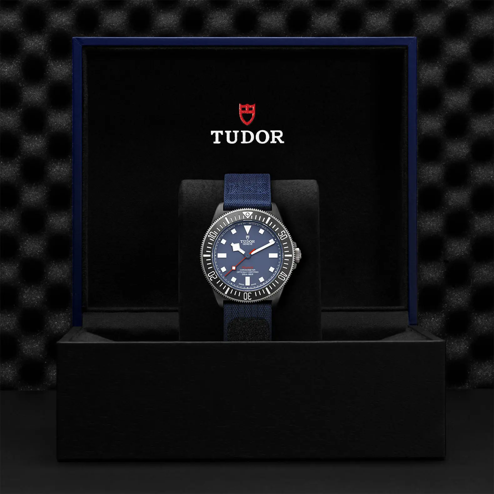 TUDORPelagos FXDPelagos FXD42mm black carbon composite case with matte finish and Alinghi Red Bull Racing logo engraved on the case back - M25707KN-0001 at Cortina Watch Singapore