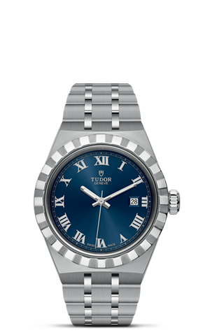 TUDOR帝舵皇家系列帝舵皇家系列磨光及磨砂316L钢表壳，直径28毫米 - M28300-0006 at Cortina Watch Singapore