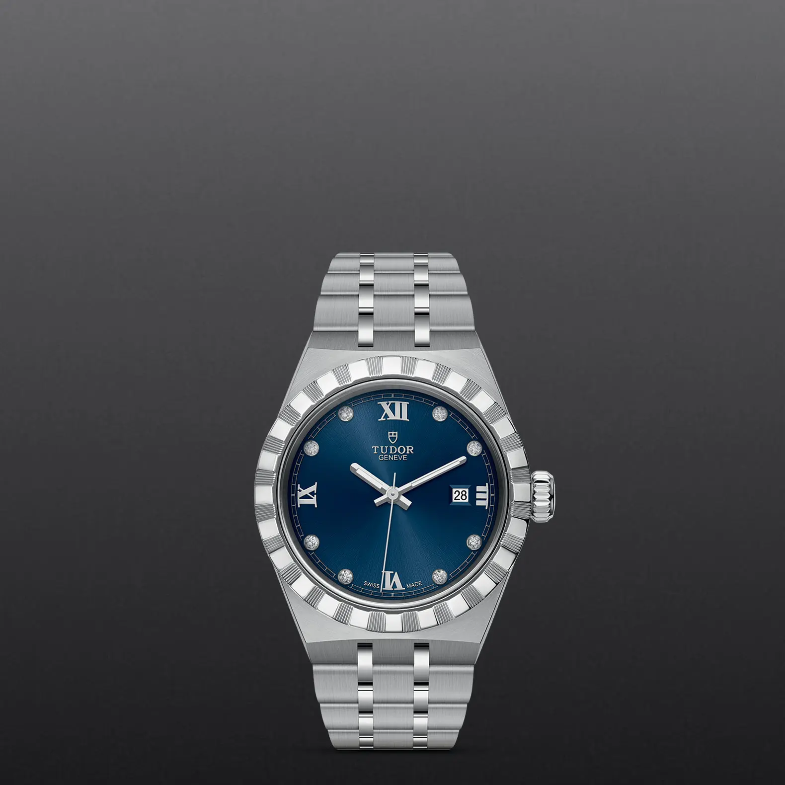 TUDORTUDOR RoyalTUDOR Royal28mm steel case with polished and satin finish - M28300-0007 at Cortina Watch Singapore