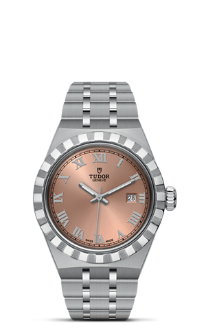 TUDOR帝舵皇家系列帝舵皇家系列磨光及磨砂316L钢表壳，直径28毫米 - M28300-0008 at Cortina Watch Singapore