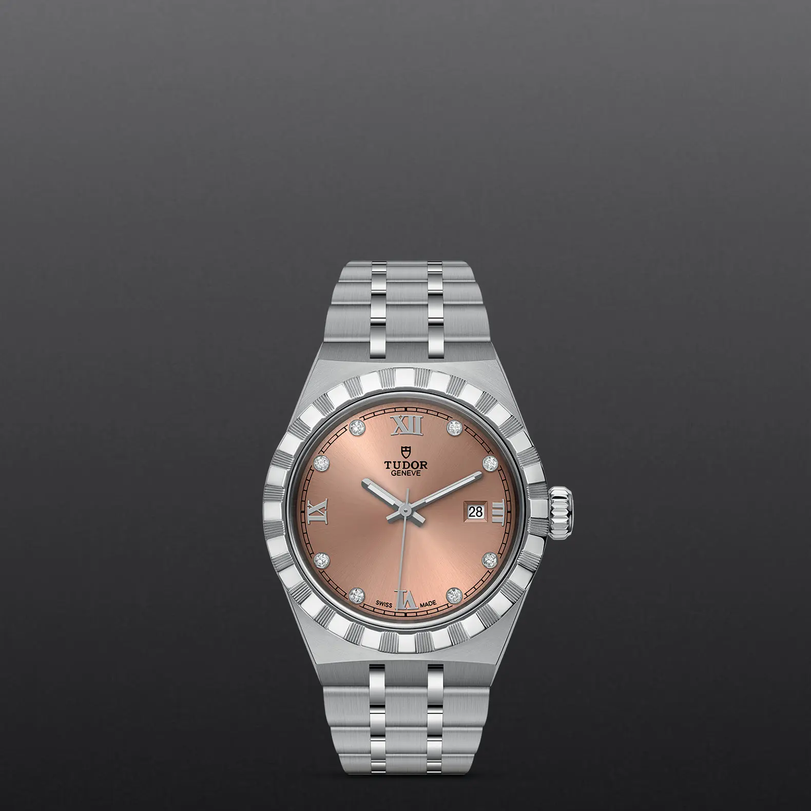 TUDORTUDOR RoyalTUDOR Royal28mm steel case with polished and satin finish - M28300-0010 at Cortina Watch Singapore