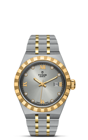 TUDOR帝舵皇家系列帝舵皇家系列磨光及磨砂钢表壳，直径28毫米 - M28303-0002 at Cortina Watch Singapore